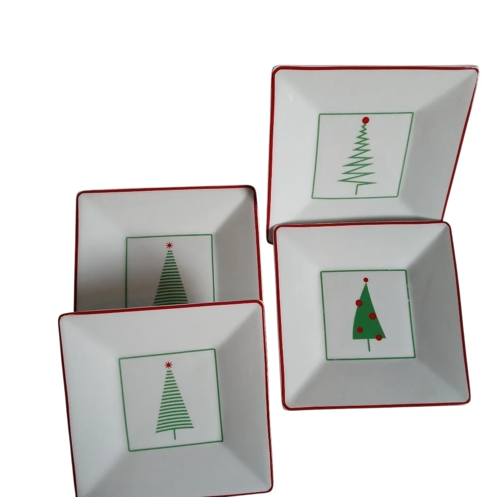 CRATE & BARREL Red Green 5.5